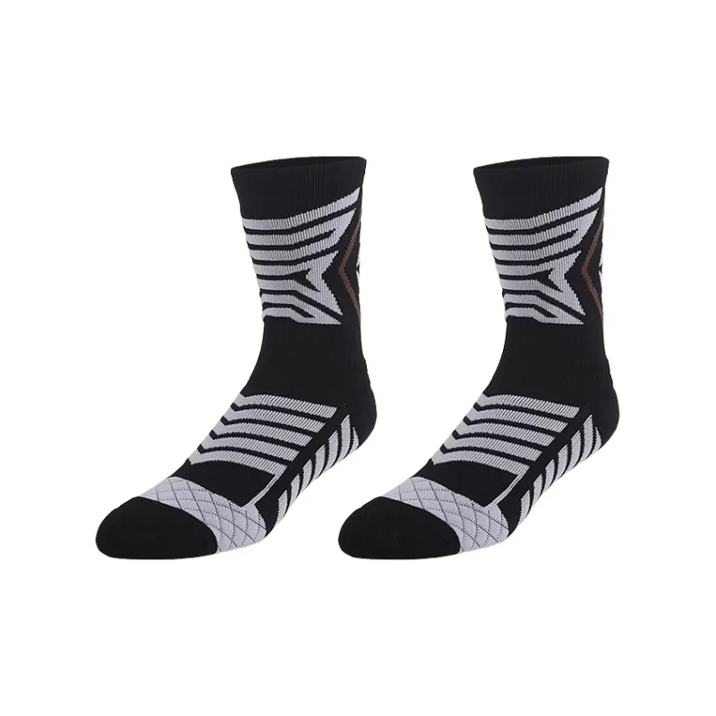 Ledomoda Basketball Socks Unisex 1 Pack Black-0