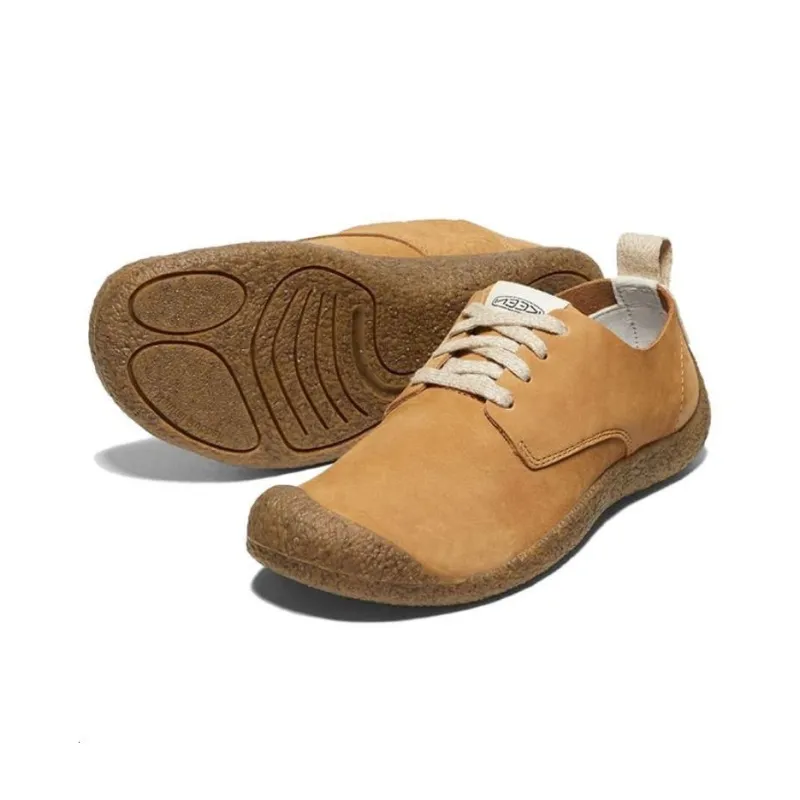 KEEN MOSEY DERBY LEATHER Slip-Resistant Low-Top Casual Shoes Women's Brown-2
