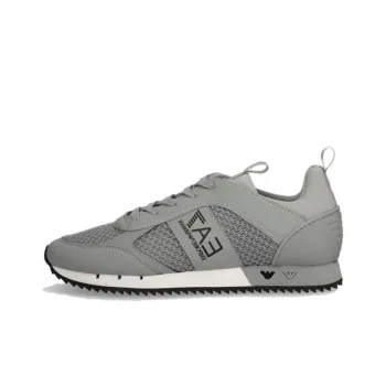 EMPORIO ARMANI EA7 Lightweight Low Top Casual Shoes Men's Gray