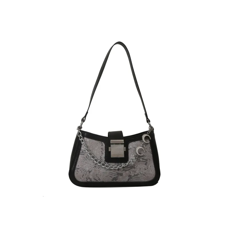 Meow in the grass Shoulder Bags-0