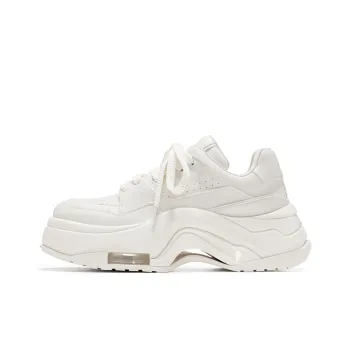 VITTORIO VENTURA Platform Skateboard Shoes Unisex White