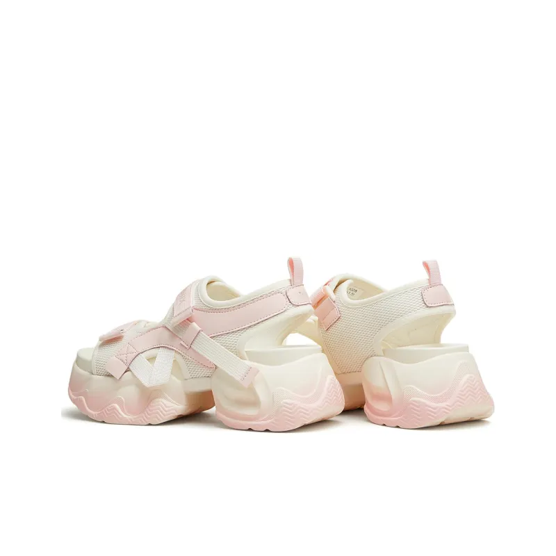 Teenmix Beach Sandals Women's Solid Color-2