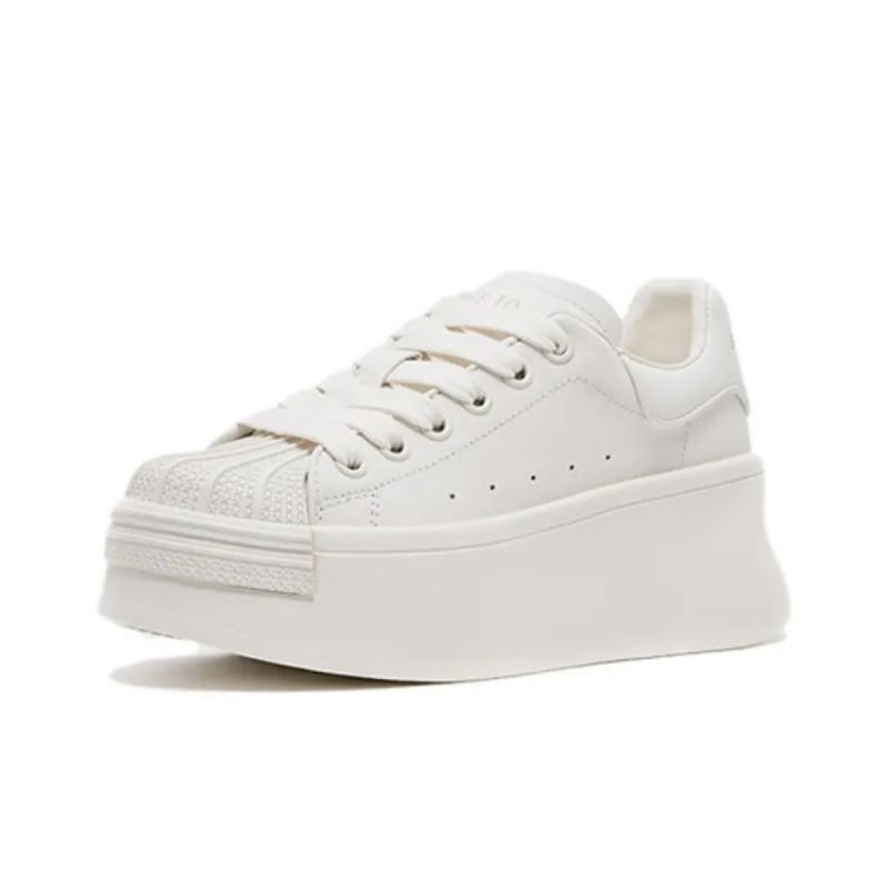 SENSE 1991 Low-Top Skateboard Shoes Unisex White-4