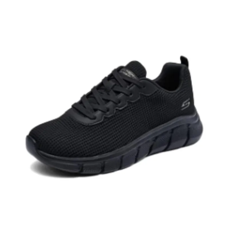 Skechers Vapor Foam Wear resistant And Lightweight Low Top Casual Shoes Women's Black-1