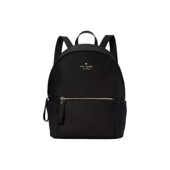 Kate Spade Chelsea Recycled Nylon Backpack Large Size Women's Black