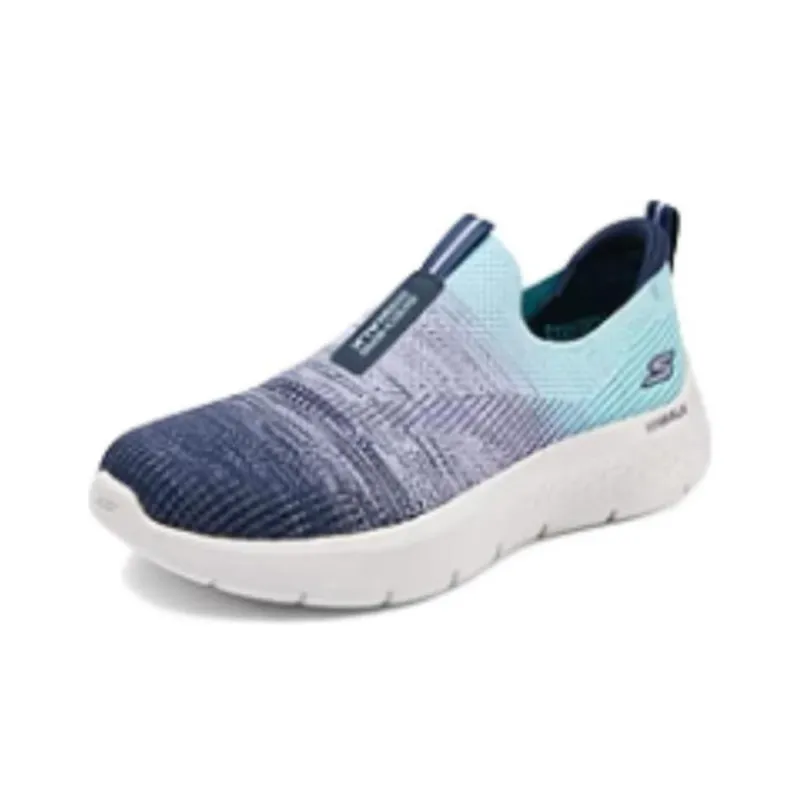 Skechers Go Walk Fle Breathable Low Top Running Shoes Women's Turquoise-2