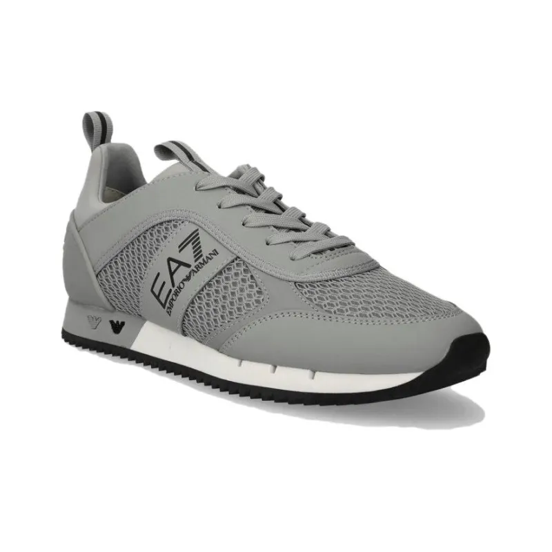 EMPORIO ARMANI EA7 Lightweight Low Top Casual Shoes Men's Gray-2