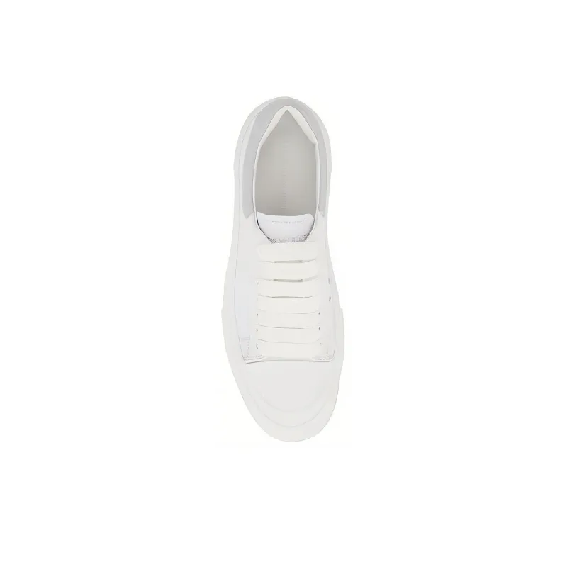 Alexander McQueen Deck Stylish Skateboarding Shoes Men's White-2