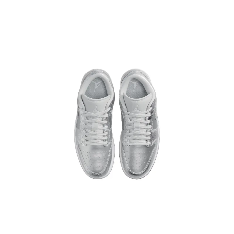 Jordan 1 Low SE Metallic Silver Women's-3