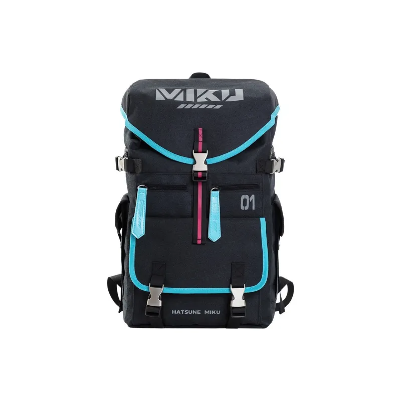 MOEYU Hatsune Miku Nylon Fabric Large Capacity Backpack Unisex-0