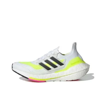Adidas UltraBoost 21 J 'White Solar Yellow'
