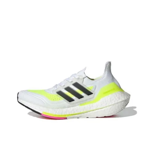 Adidas UltraBoost 21 J 'White Solar Yellow'