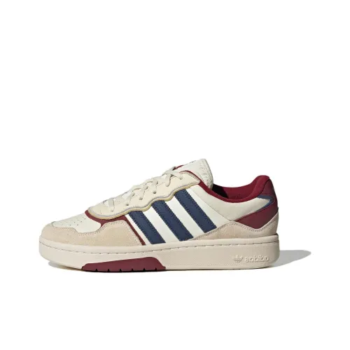 Adidas Originals Courtic Low Top Skateboard Shoes Unisex Beige Blue Red