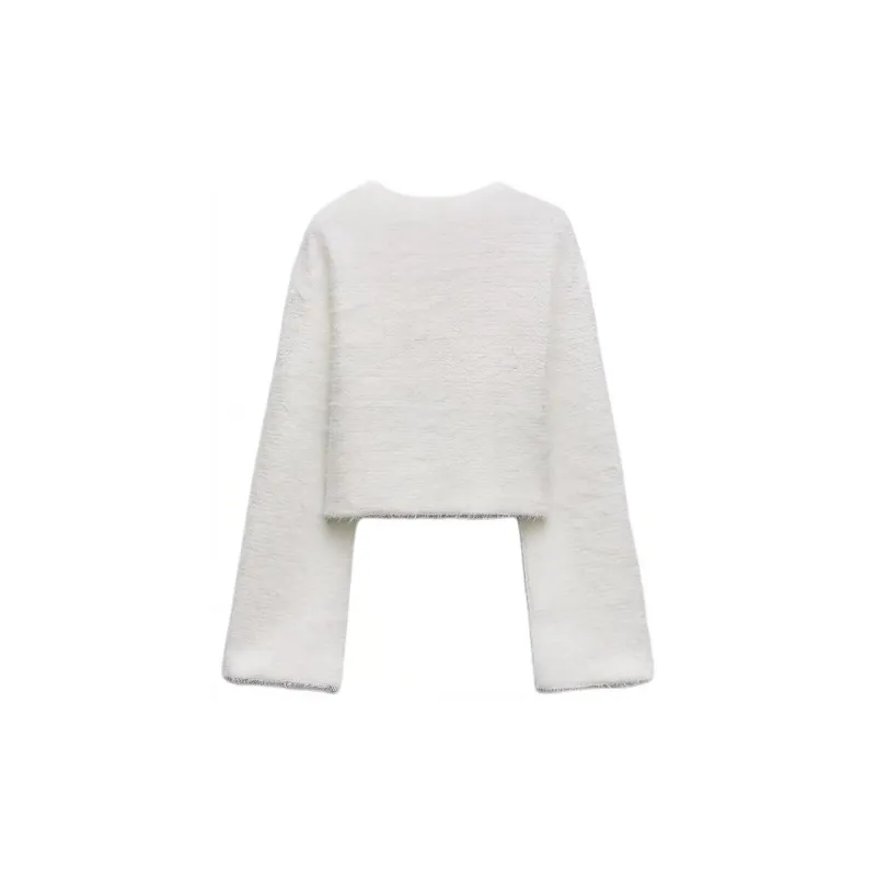 ZARA Sweatshirts Women's White-1