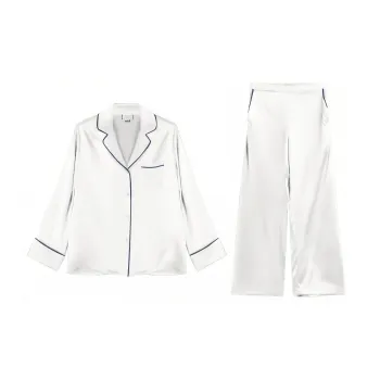 SILKISS Pajama Set Simple Mian Zhi Qi Women's