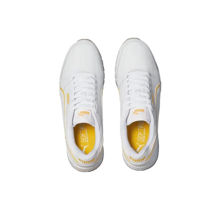 PUMA St Runner V3 Cushioning, Slip Resistant, And Abrasion Resistant Low Top Casual Shoes Men's White-2