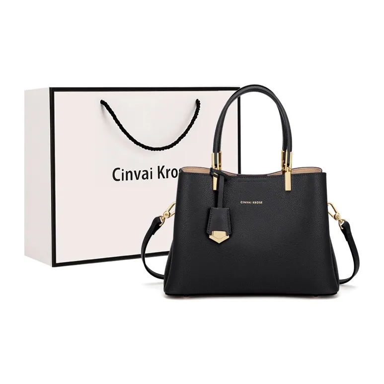 Simvay Clos Cow Leather One Shoulder Handbags Medium Size Women's Blue/Black/Burgundy-14