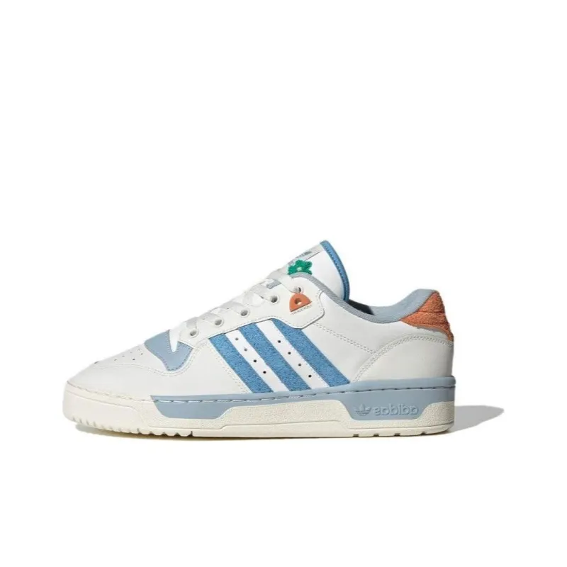 adidas originals Rivalry Low White Light Blue Women's-0