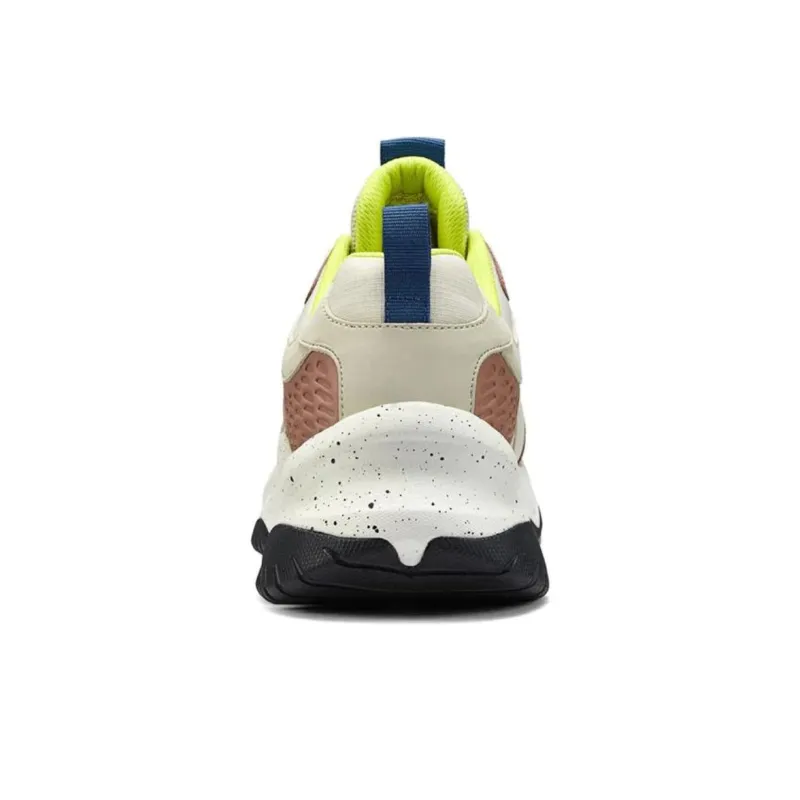 Skechers Street Cushioning, Slip Resistant, And Abrasion Resistant Low Top Running Shoes Men's White Brown-3