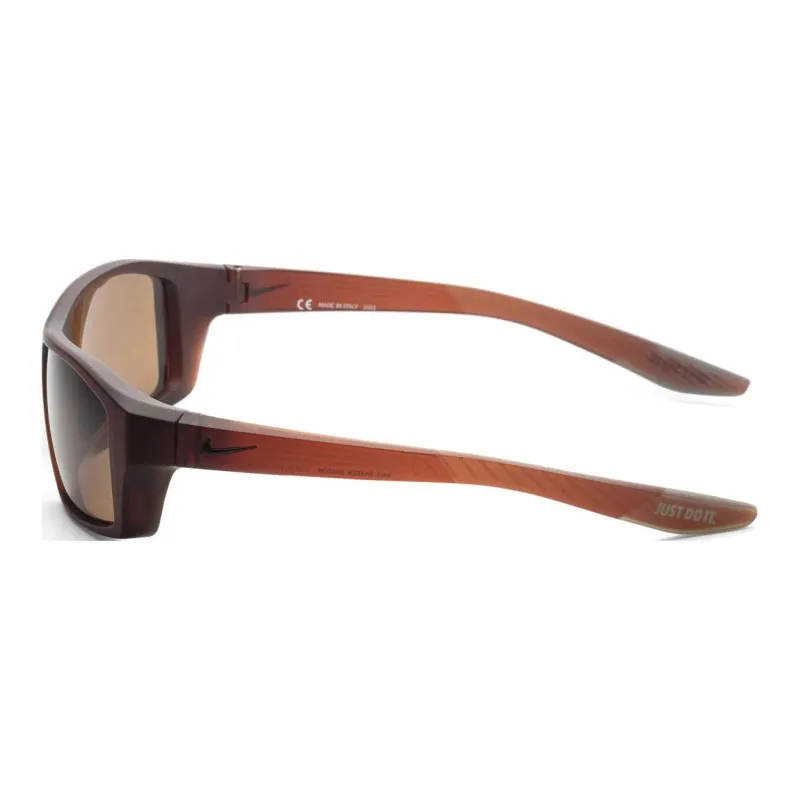 Nike Plastic Square Sunglasses Men's Brown-1