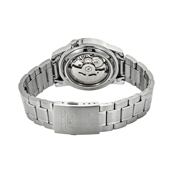 SEIKO Seiko5 Collection Automatic Mechanical Movement Stainless Steel Strap Watch Men's Watches Black Dial SNKE53K1-2