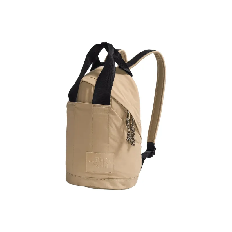 THE NORTH FACE Recycled Nylon Backpack Mini Unisex Seaweed Tan & Black-1
