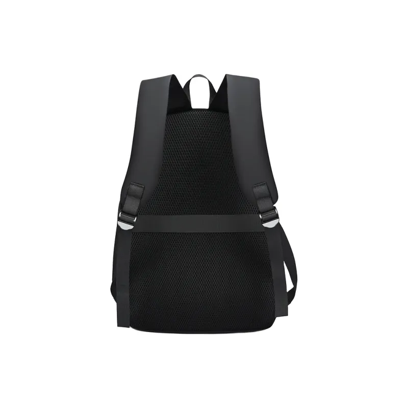FAMAN Durable Fabric Backpack Regular Men's Black/Gray-3
