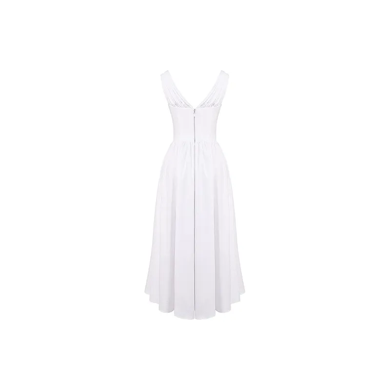 HOUSE OF CB EMMELINA Sleeveless Dress Women's WHITE/White-6