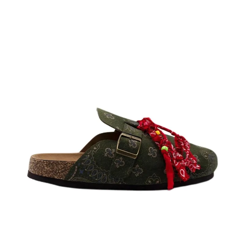 Arizona Love Wrap-toe Slippers Women's Dark Green-1