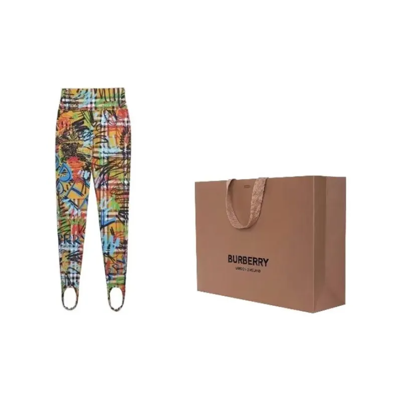 Burberry Leggings Women's Multicolor-1