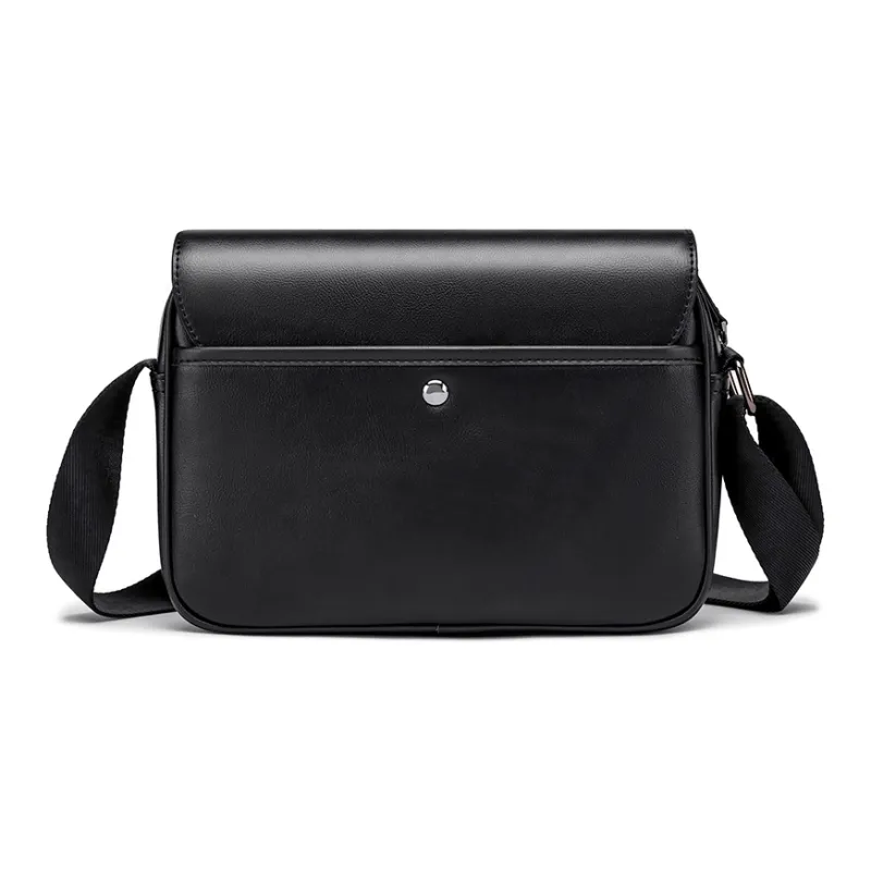 FAIRWHALE PVC Shoulder Bag, Crossbody Bag, Messenger Bag Small Size Unisex Lead Gray, Apricot, Ecru-9