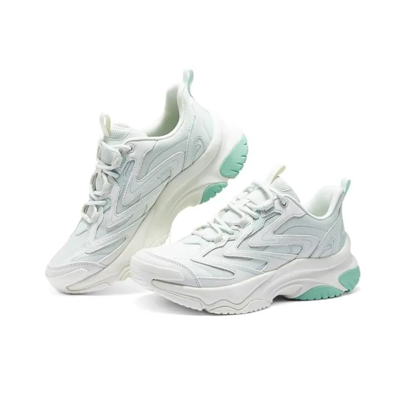 Skechers Street Series Casual Shoes Women's Low Top White Green-2