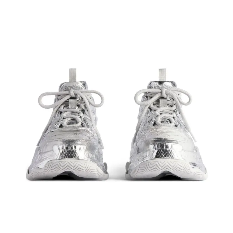Balenciaga Triple S Silver Metallic-2