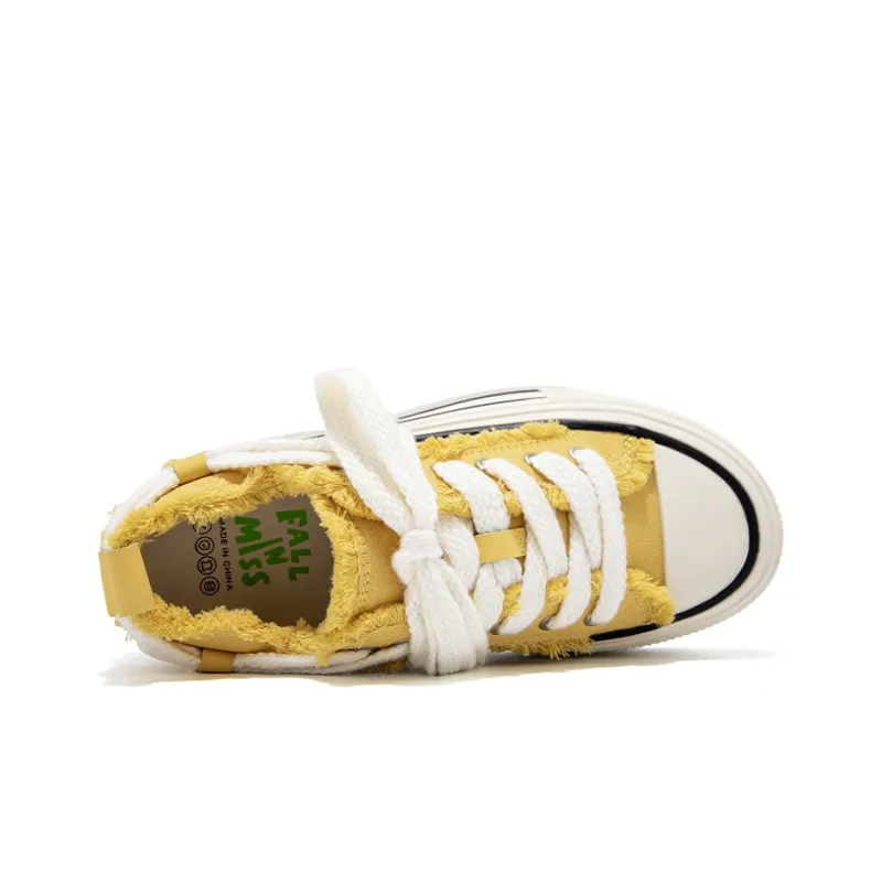 FALLINMISS Stud Shoe Collection Lightweight Height Increasing Low-Top Canvas Shoes Women's-17
