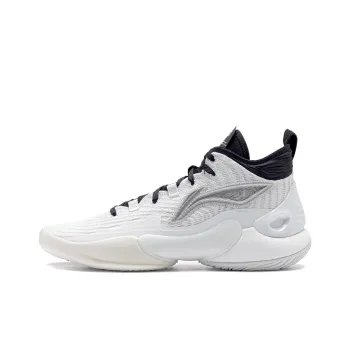 LINING YuShuai 18 Basketball Shoes Men Mid Top White