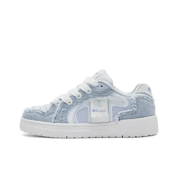 Champion Low Top Skateboard Shoes Unisex Light Blue