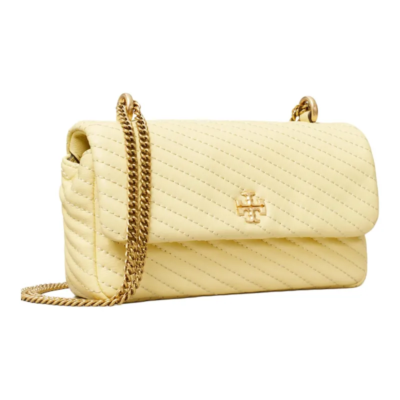 TORY BURCH Kira Nappa Leather Shoulder Bag Crossbody Bag Mini Women's Lemon-1