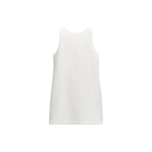 ZARA Sleeveless Dresses Women's White