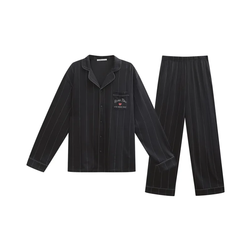GUKOO Pajama Set Men's Dark Gray-0