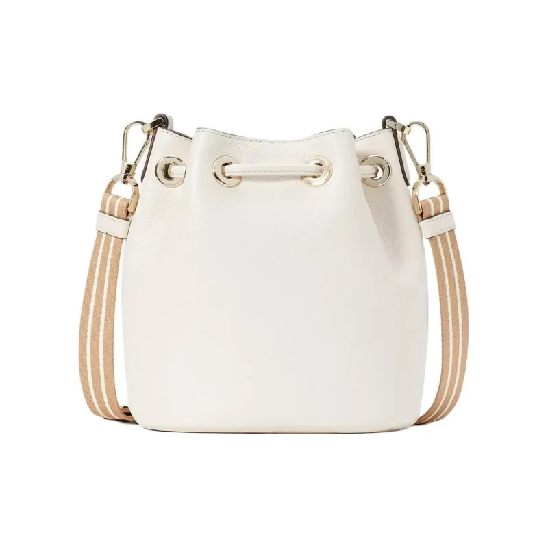Kate Spade Pebble Leather Shoulder Bag, Crossbody Bag Mini Women's Parchment Paper Multicolor-2