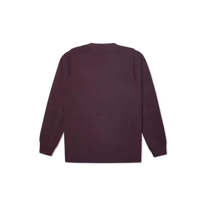 Converse Bubble Crew Sweatshirt Unisex Red Sugar Chestnut-1