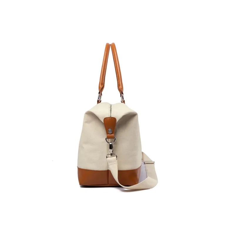 Lee Canvas Bag, Handbag, Shoulder Bag, Crossbody Bag, Travel Bag For Women's 26L Unisex Khaki/Black/Denim Blue-3