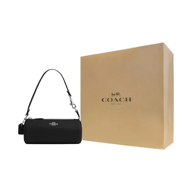 COACH Nolita Calfskin Cylinder Bag Handbag Shoulder Bag Women's Black-6