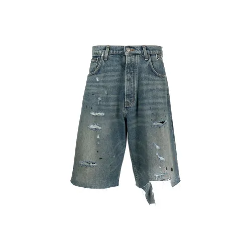 RHUDE Denim Shorts Men Indigo