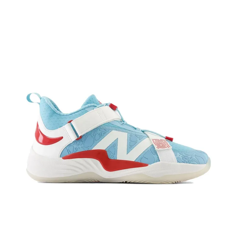 New Balance Lindor 2 Pre Game 'Vintage Puerto Rico' Slip Resistant Low Top Training Shoes Men's White Blue Red-1