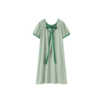 Top Melon Nightgown Women's Wild Floral Green
