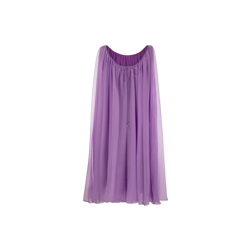 MaxMara Footing Chiffon Mini Dress-1