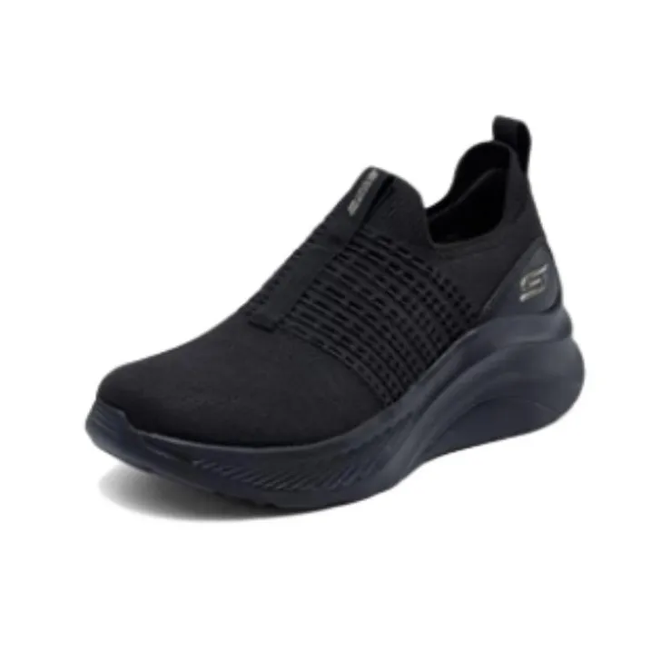 Skechers Cushioned Slip Resistant Lightweight Low Top Casual Shoes Women's Black-2
