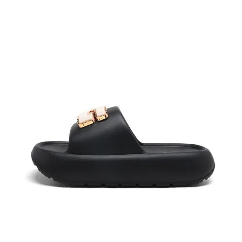 EXULL Q Slide Slippers Women's Black