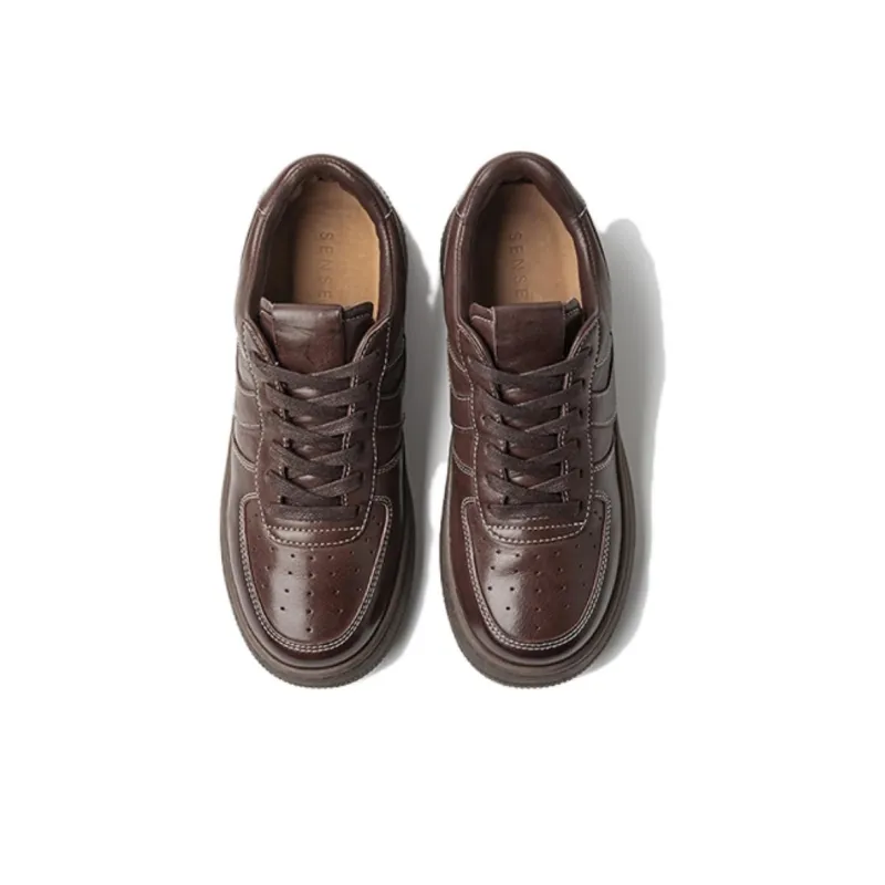 SENSE 1991 Anti-Slip Wear-Resistant Lightweight Breathable Height Increasing Low-Top Skateboard Shoes Unisex-11